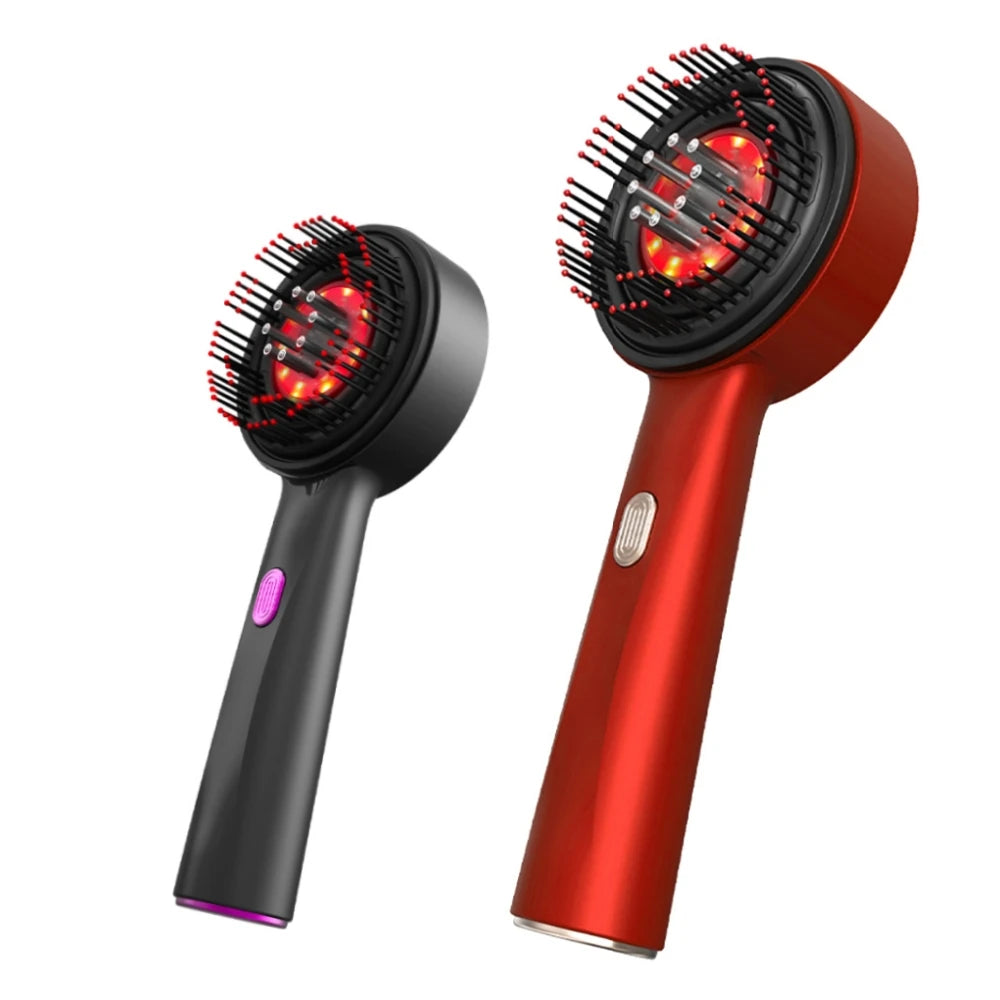 Red Light Scalp Massage Brush | Luvoskin