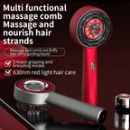 Red Light Scalp Massage Brush | Luvoskin