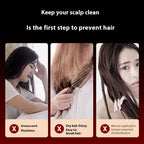 Red Light Scalp Massage Brush | Luvoskin
