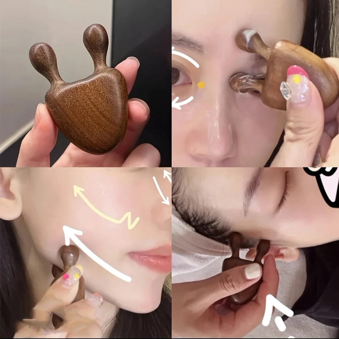 Sandalwood Facial Massage Tool | Luvoskin